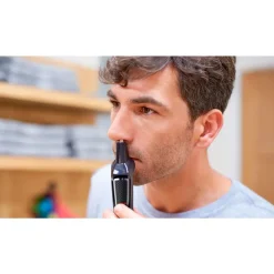 Tondeuse barbe et cheveux 8-en-1 sans fil Multigroom series 3000 - Noir