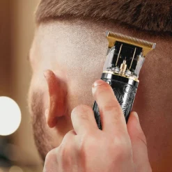 Tondeuse cheveux et barbe LION BLACK - Noir