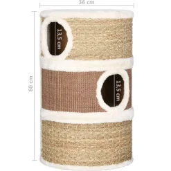 Tonneau a gratter pour chats 60 cm Herbiers marins