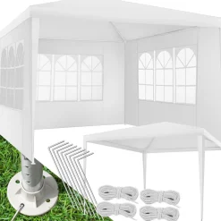 Tonnelle Baraban 3 x 3 m avec 3 éléments latéraux