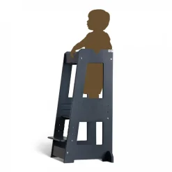 Tour d'apprentissage Felix en hetre massif gris