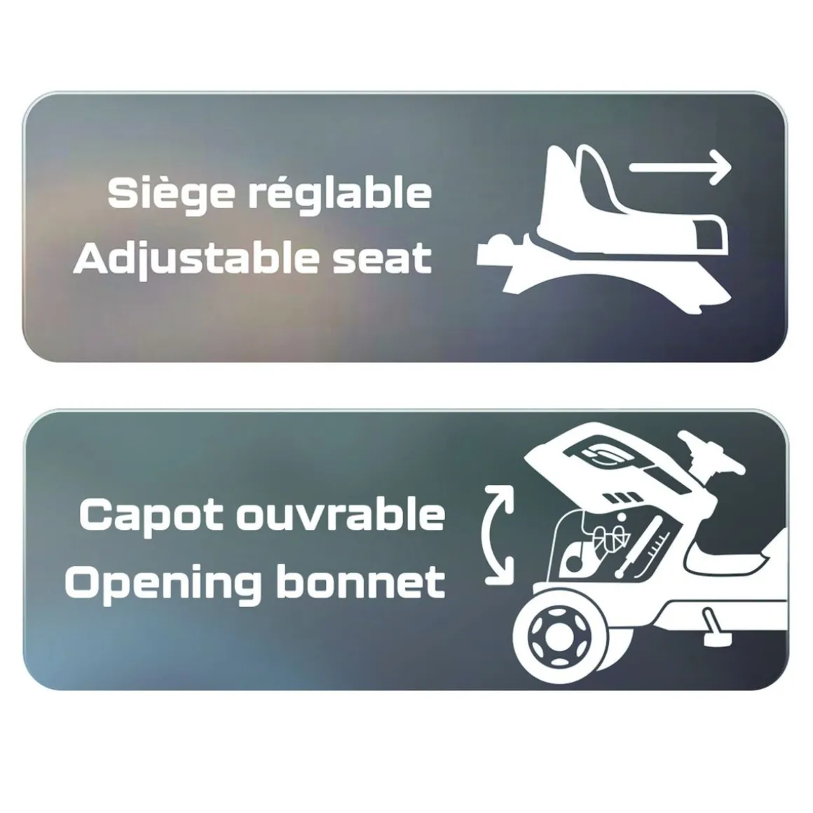 Tracteur à pédales Farmer XL avec remorque - Vert