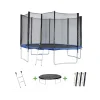 Trampoline Joycy - Ø 4,27 m - Avec Filet + échelle + couverture + kit d'ancrage