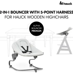 Transat Alpha Bouncer premium Gris clair