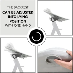 Transat Alpha Bouncer premium Gris clair