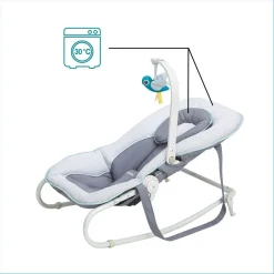 Transat balancelle bébé Graphik - Bleu