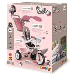 Tricycle Baby balade plus Rose