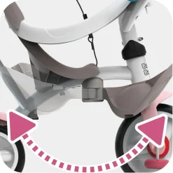 Tricycle Baby balade plus Rose