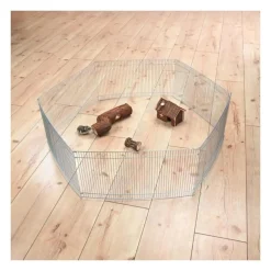 TRIXIE Enclos metal galvanise - O90cm - Pour petit animal