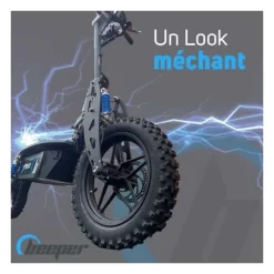 Trottinette Electrique Cross FX1600-S - BEEPER - 14 - 1600W - Noir