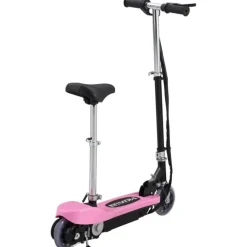 Trottinette électrique avec siège 120 W Rose