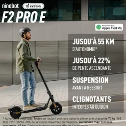 Trottinette électrique F2 Pro E powered by Segway