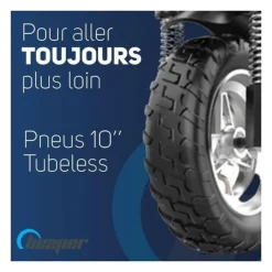 Trottinette électrique tout-terrain - BEEPER - Cross - 500W - 10- 48V - 10Ah