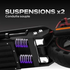 Trottinette électrique Trotti Ride 100 Pulse 30 - Noir