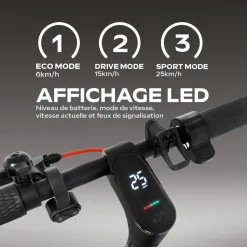 Trottinette électrique Trotti Ride 100 Pulse 30 - Noir