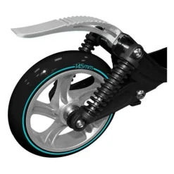 Trottinette pliable ajustable double suspensions 145mm - SKIDS CONTROL CARBONE - JK525145