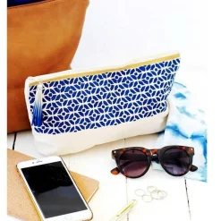 Trousse en coton à décorer 19 x 29 cm