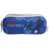 Trousse scolaire 2 compartiments Phileas Football Bleue Bagtrotter