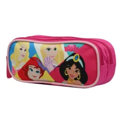 Trousse scolaire 2 compartiments Disney Princesses Rose Bagtrotter