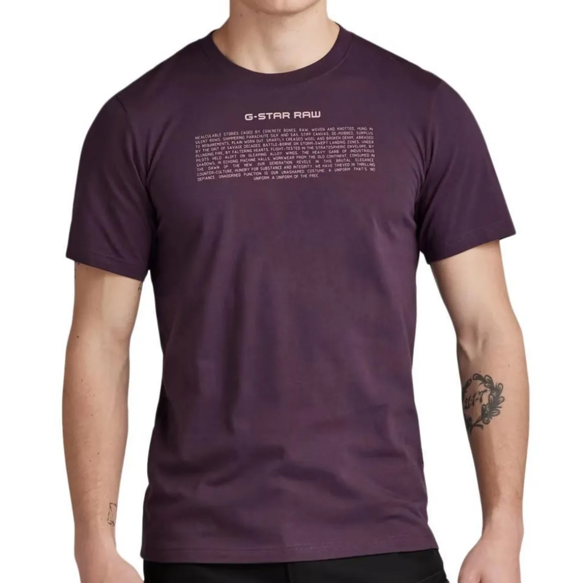 T-shirt Homme G-Star Raw Poem