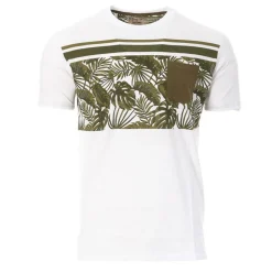 T-shirt Blanc/ Homme RS26 Jungle