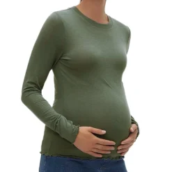 T-shirt de Grossesse Manches ongues Femme Vero Moda Maternity Top