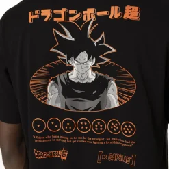 T-shirt en coton homme confort avec print Dragon Ball Super Instinct