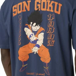 T-shirt en coton homme relax fit avec print Dragon Ball Z Goku