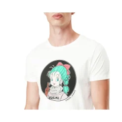 T-shirt homme en coton col rond Dragon Ball Bulma
