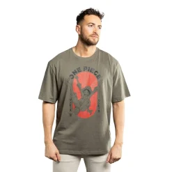 T-shirt homme relax fit avec print One Piece Luffy