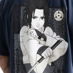 T-shirt homme relax fit avec print Naruto Shippuden Sasuke