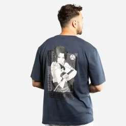 T-shirt homme relax fit avec print Naruto Shippuden Sasuke