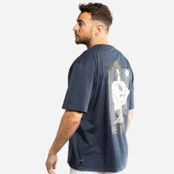 T-shirt homme relax fit avec print Naruto Shippuden Sasuke