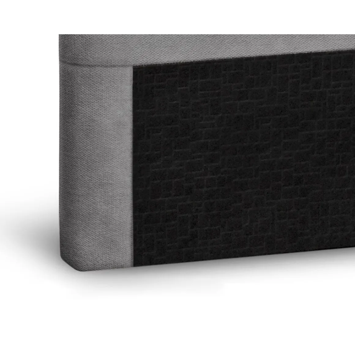 Tête de lit aspect quadrillée en tissu 160 x 200 cm FISKARI