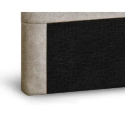 Tête de lit aspect quadrillée en tissu 160 x 200 cm FISKARI