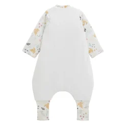 Turbulette d'hiver en velours avec pieds retroussables et manches amovibles Bloom