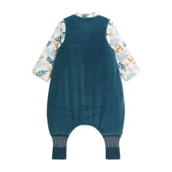 Turbulette d'hiver en velours avec pieds retroussables et manches amovibles Marceau