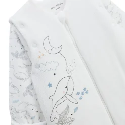 Turbulette d'hiver en velours avec manches amovibles et jambes séparables Petite Balade