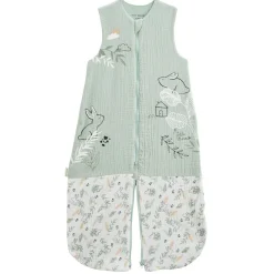 Turbulette d'été en gaze de coton avec jambes séparables Frimousse