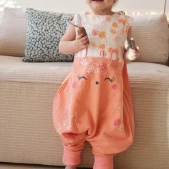 Turbulette d'été en gaze de coton avec pieds retroussables Sumba