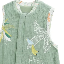 Turbulette d'été en gaze de coton avec pieds retroussables Kanha