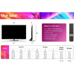TV LED 55PUS8909 The One Ambilight 144Hz 2024