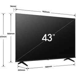 TV QLED 4K 43E7NQ 2024