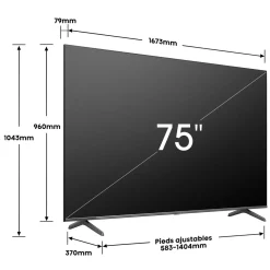 TV QLED 4K 75E7NQ Pro 2024