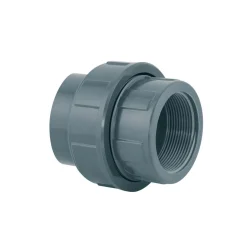 Union mixte 3 pièces PVC pression femelle/taraudé 63 x 2 - Fitt