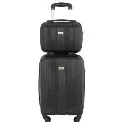 Valise cabine 4 roues et Vanity - ABS ultra resistant - Alistair Airo 2.0 - Marque francaise - Expedie de France et garantie 2 ans