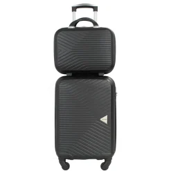 Valise cabine 4 roues et Vanity S - ABS ultra resistant - Alistair Iron - Marque francaise - Expedie de France et garantie 2 ans