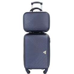 Valise cabine 4 roues et Vanity S - ABS ultra resistant - Alistair Iron - Marque francaise - Expedie de France et garantie 2 ans