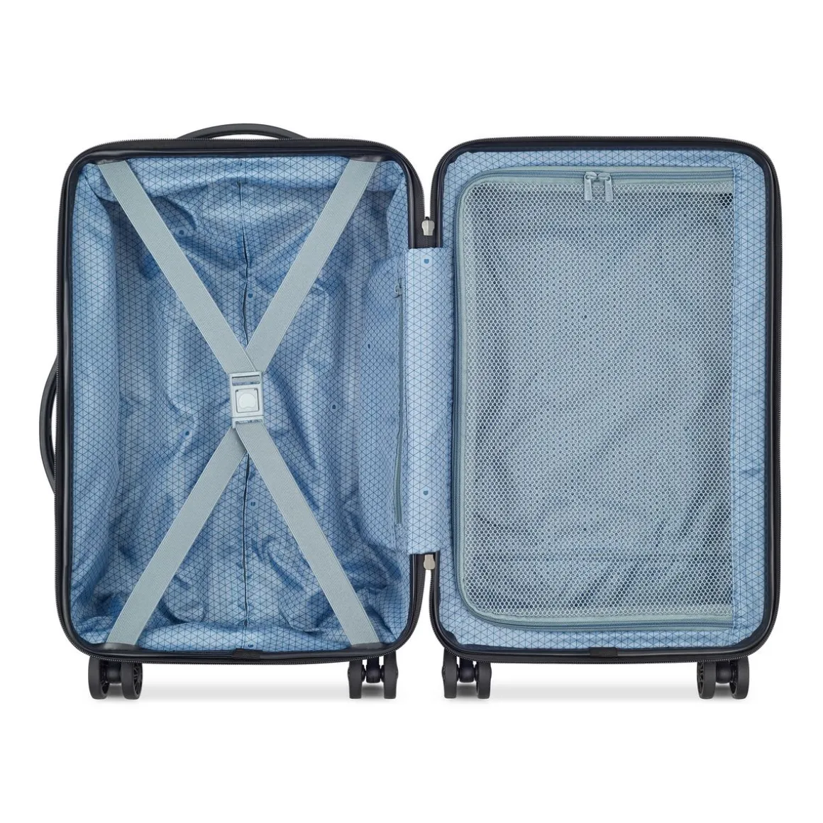 Valise Cabine à roulettes rigide Noir ABS 55 x 39,5 x 20,6 cm AIRSHIP 2.0