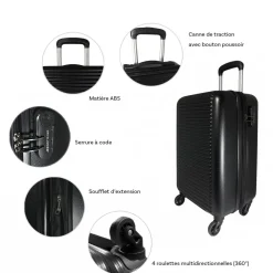 Valise cabine rigide 55cm